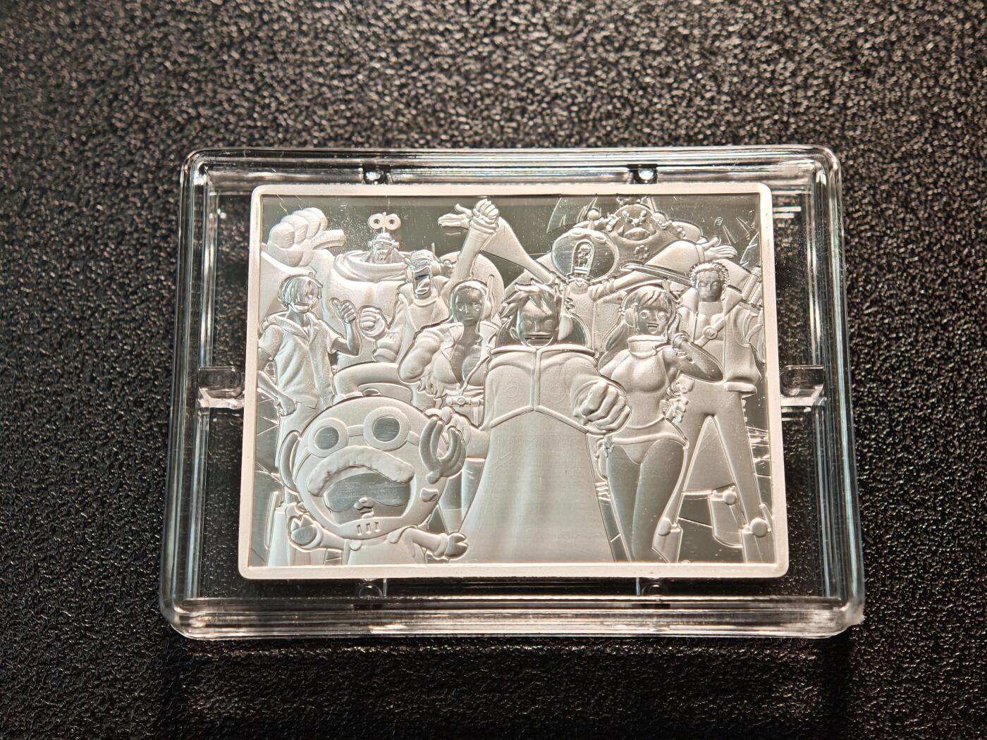 【德藏】世界币章拍卖第162期（拍品征集中~欢迎藏友联系） 2025年 法国青春系列-海贼王10欧元矩形精制纪念银币 原盒 原证书 38mm*29mm 22.2g 999银