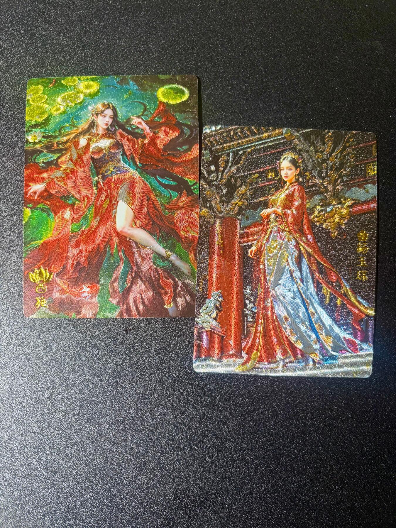 NO.21 好又多金牌大场，新店点关注不迷路！每周一站式配齐，方便凑单！（周6晚8点截拍，卖家送拍0抽成！） 奇点卡牌 宗rich 西施+杨玉环一对 粗闪