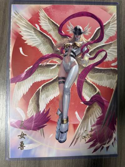 阳大大卡牌拍卖第94期（持续收拍品，周六晚上九点截拍，进群福利早知道） - 【A4亲签卡】卡卡有趣 十二花神 天女兽 红衣