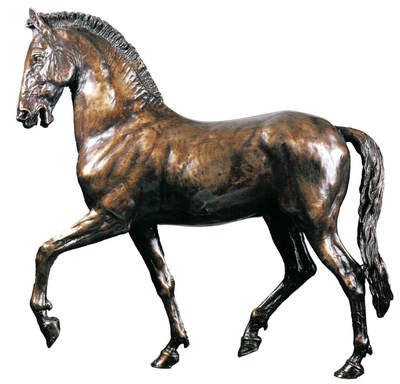 上海拍卖行2025年秋季古董珍玩拍卖会 - 铜雕塑作品《古代马》