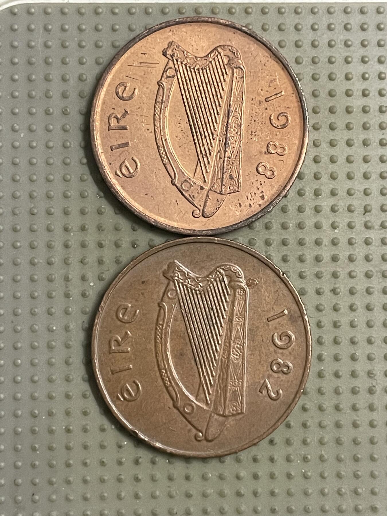 2026年第12场各国散币拍卖（总第162场）16.17两天外出，18号可以发货 爱尔兰2便士2枚