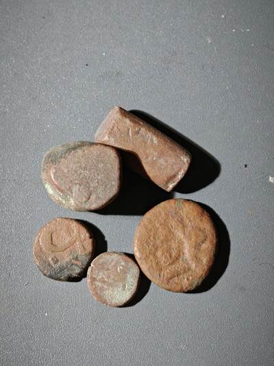 107期新疆红钱粟特钱币丝路钱币专场 - B17丝路铜币一组