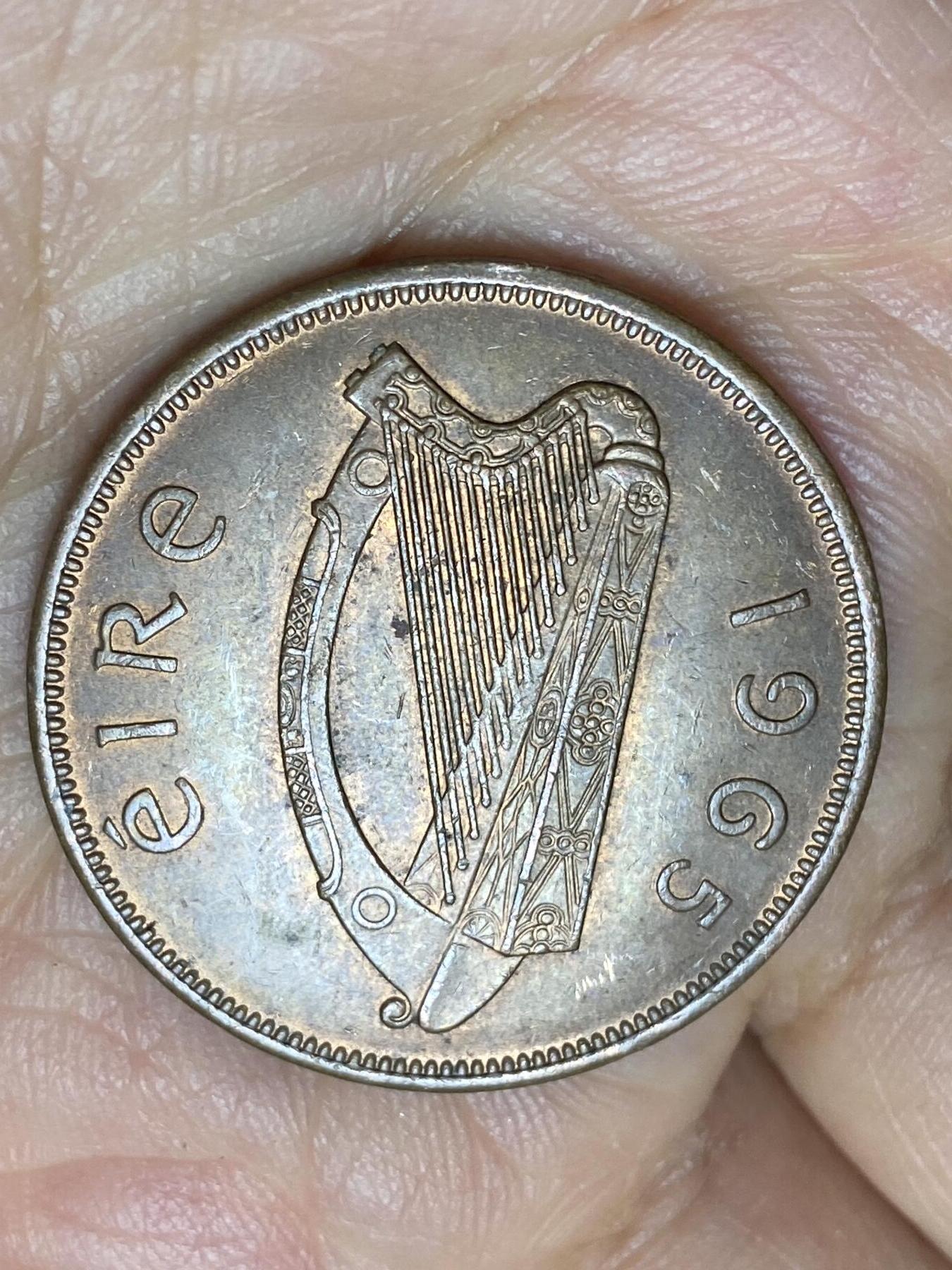 2026年第八场(总第一百七十七场）外国好品散币场(免佣金) 爱尔兰🇮🇪1965年1便士(共和国时期第一套)