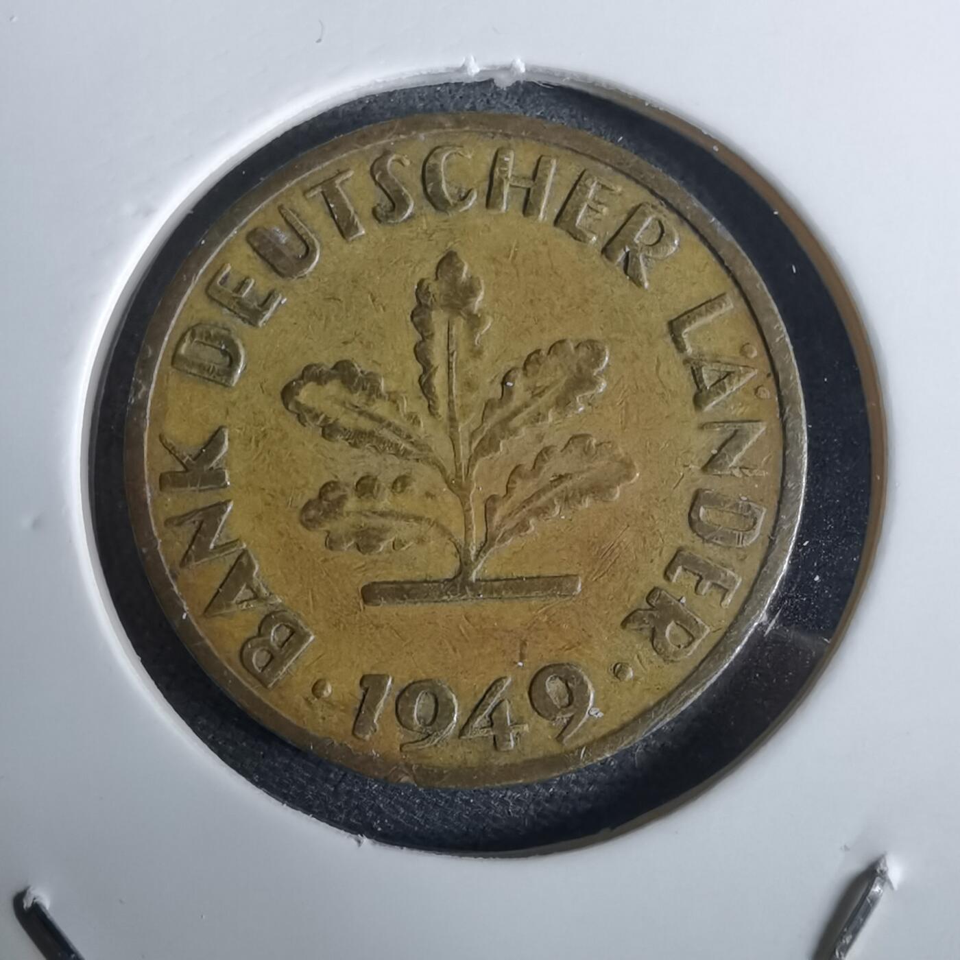 沼泽如烟--第961场 德国1949年10芬尼