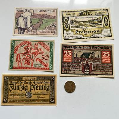 🌹外币初藏🌹🐯2026年第8场  每周二四六晚8️⃣点 接代拍 - 德国一战时期紧急币—4