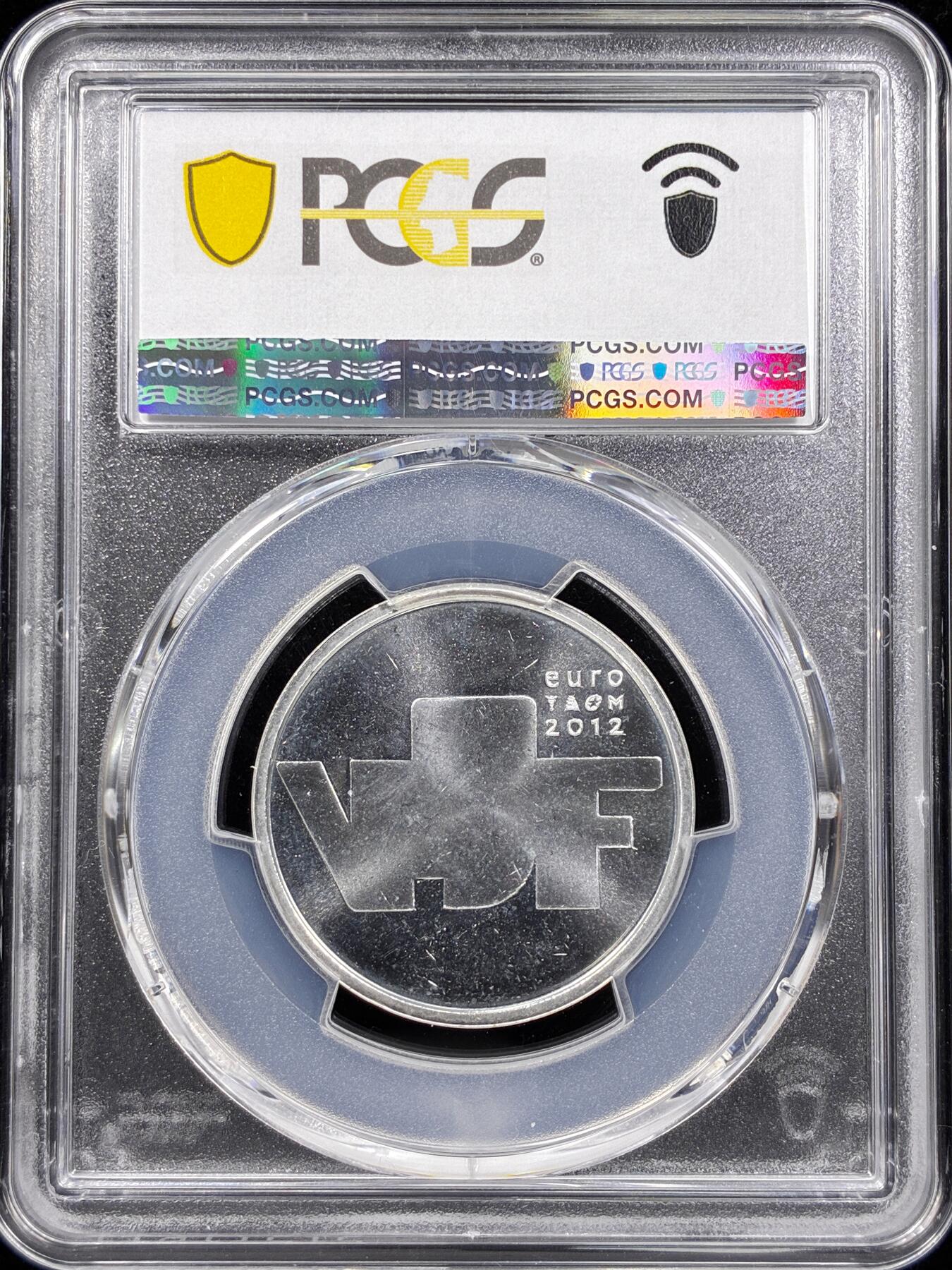 【雨安】【直播拍卖】【第0124期-评级币章】2026-01-17 周六 19:30 [评级欧元] Netherlands 欧元 荷兰 5欧元 2012年 雕塑艺术 PCGS-PR65 精制币