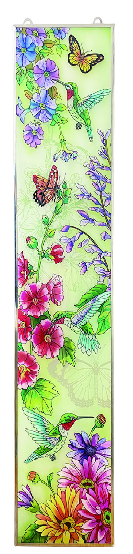 上海拍卖行2025年秋季古董珍玩拍卖会 约20世纪意大利彩绘艺术玻璃画作品(23x93.8cm)