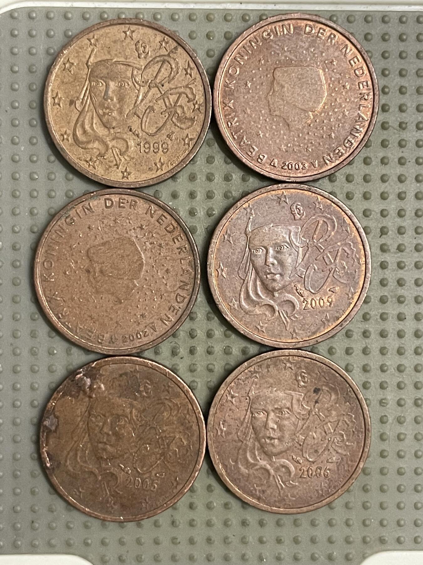 2026年第12场各国散币拍卖（总第162场）16.17两天外出，18号可以发货 2欧分6枚