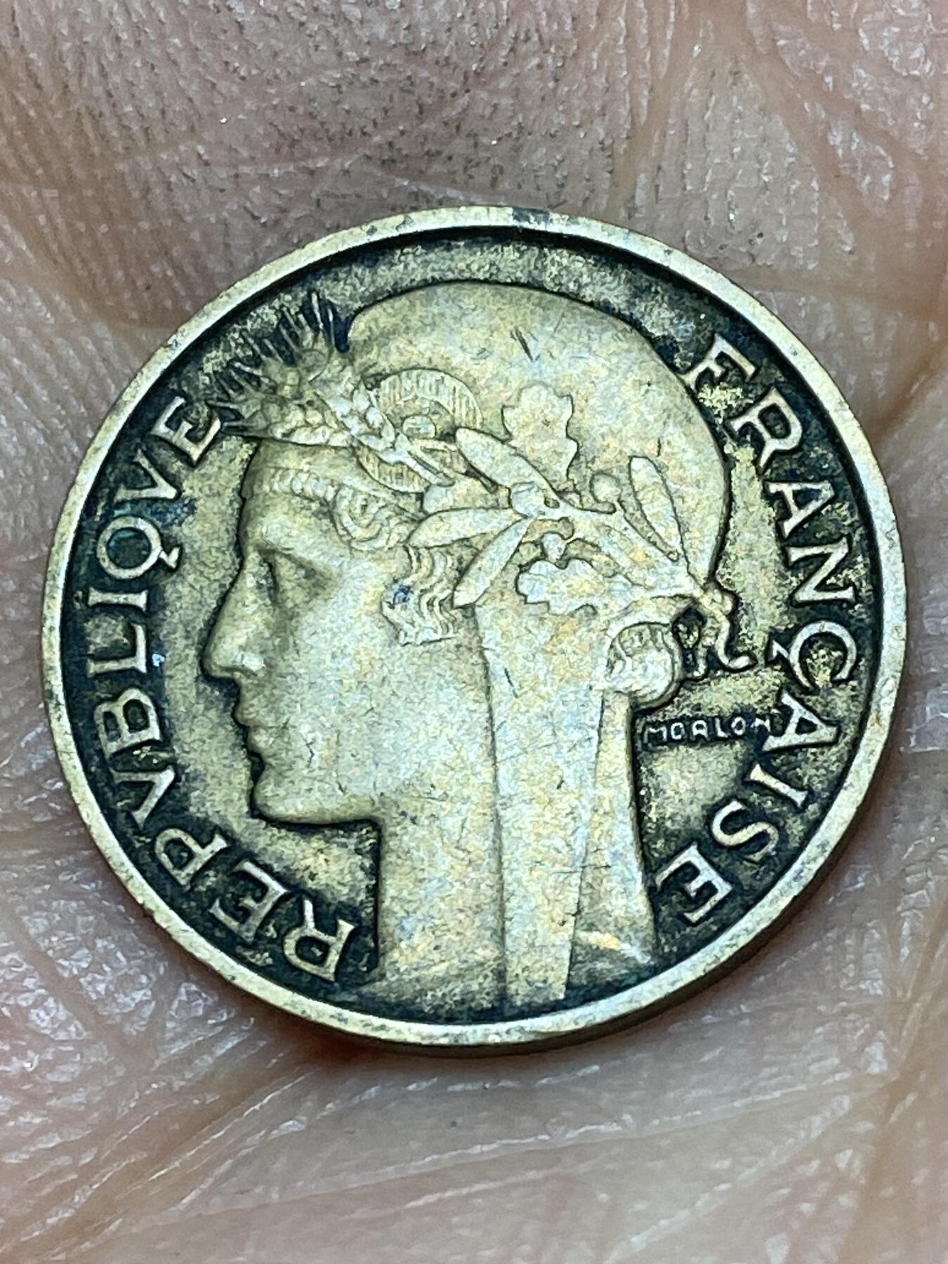 2026年第八场(总第一百七十七场）外国好品散币场(免佣金) 法兰西第三共和国1932年50生丁(Open 9–开口9版)