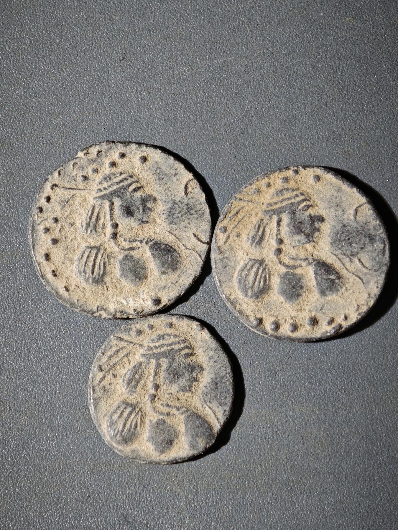 107期新疆红钱粟特钱币丝路钱币专场 A2铅制丝路币