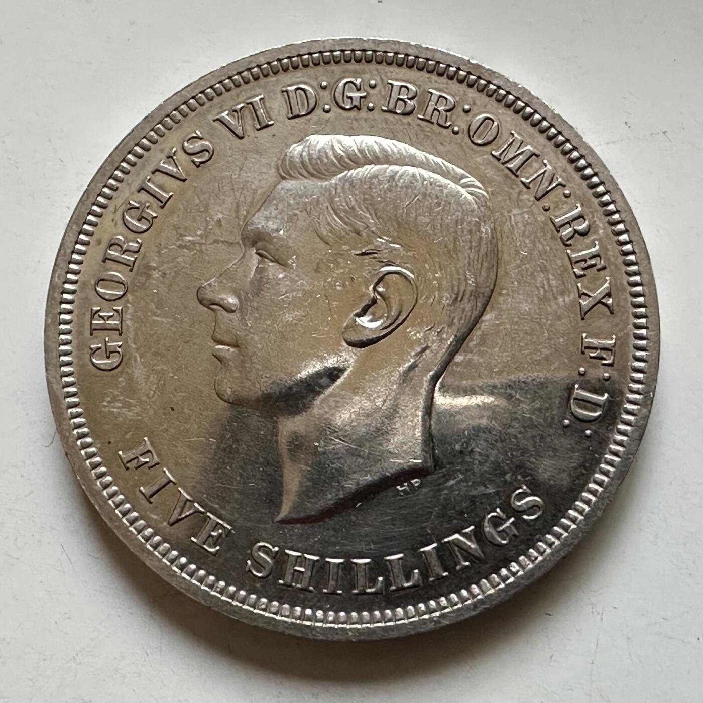 🌹外币初藏🌹🐯2026年第8场  每周二四六晚8️⃣点 接代拍 英国1951年5先令 PL马剑 克朗币