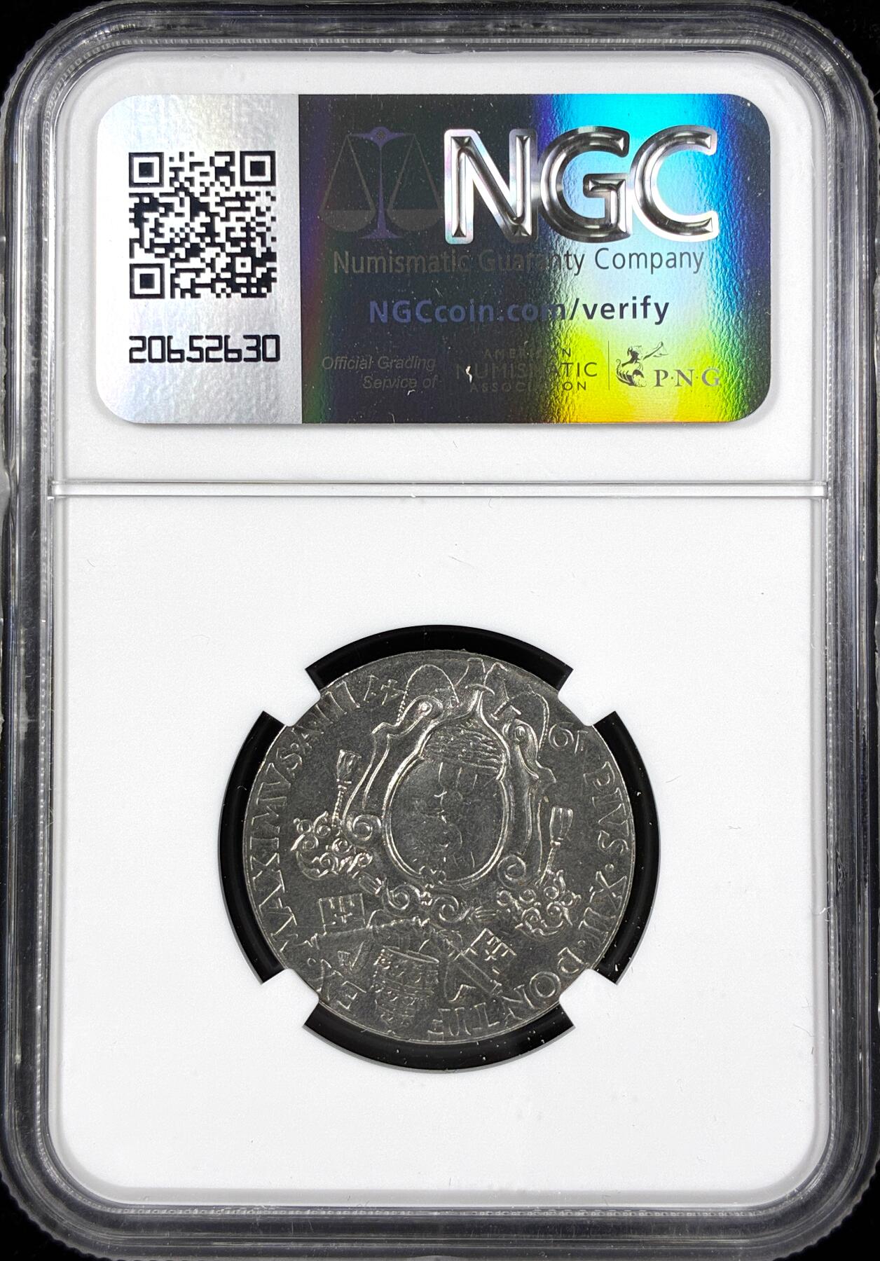 【雨安】【直播拍卖】【第0124期-评级币章】2026-01-17 周六 19:30 [评级欧洲] Vatican 梵蒂冈 1里拉 1941年  NGC-MS65