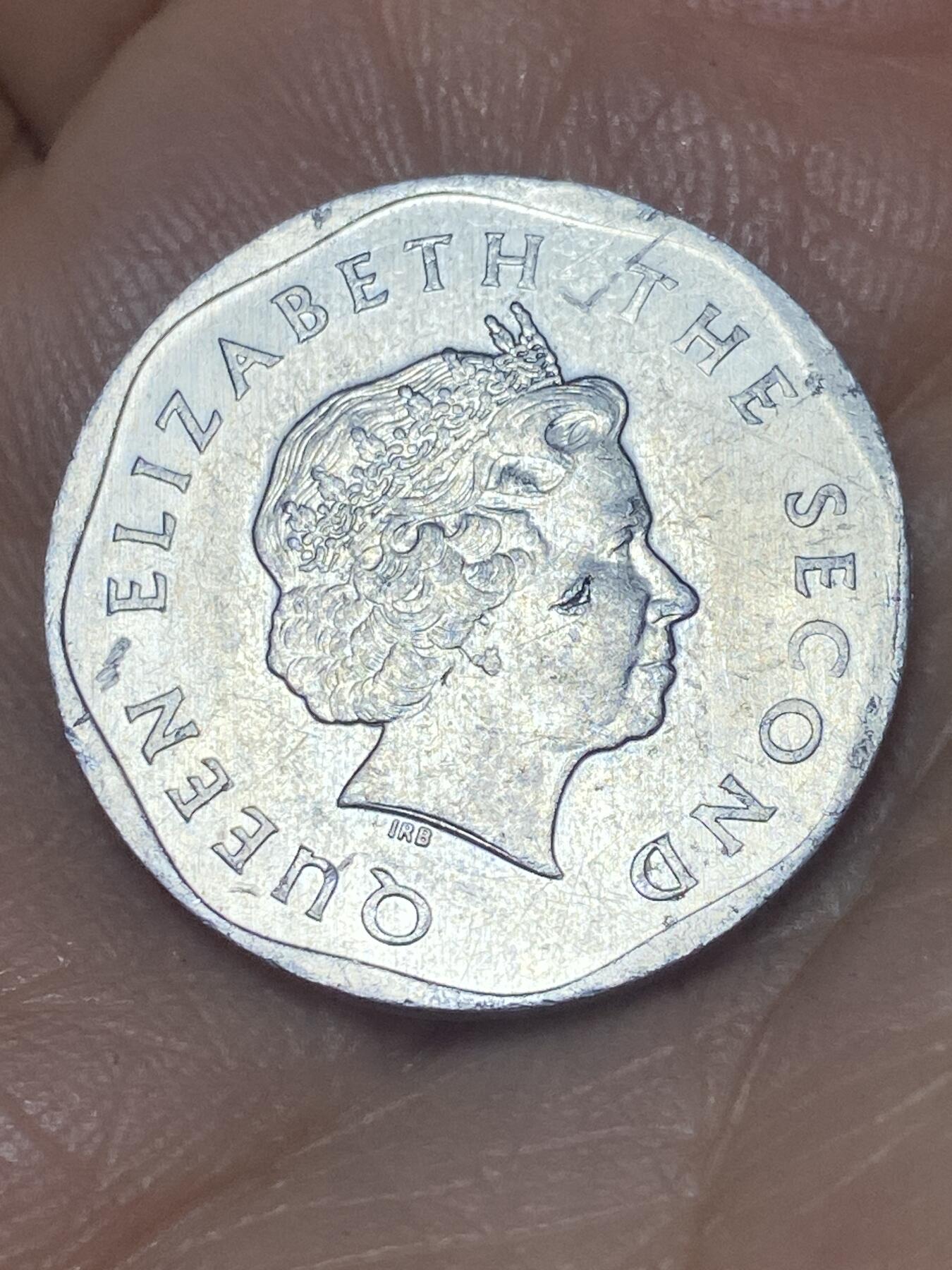 2026年第八场(总第一百七十七场）外国好品散币场(免佣金) 东加勒比2004年5分(伊丽莎白二世老年)