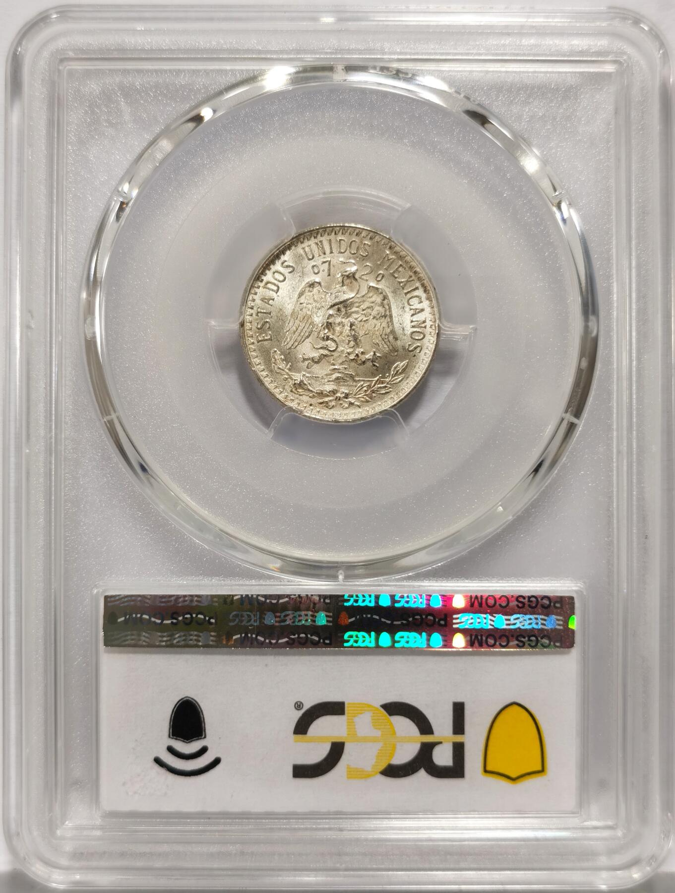 博洋堂世界钱币拍卖第157期（全场包邮） PCGS MS66 墨西哥1942年鹰洋20分银币，极品高分