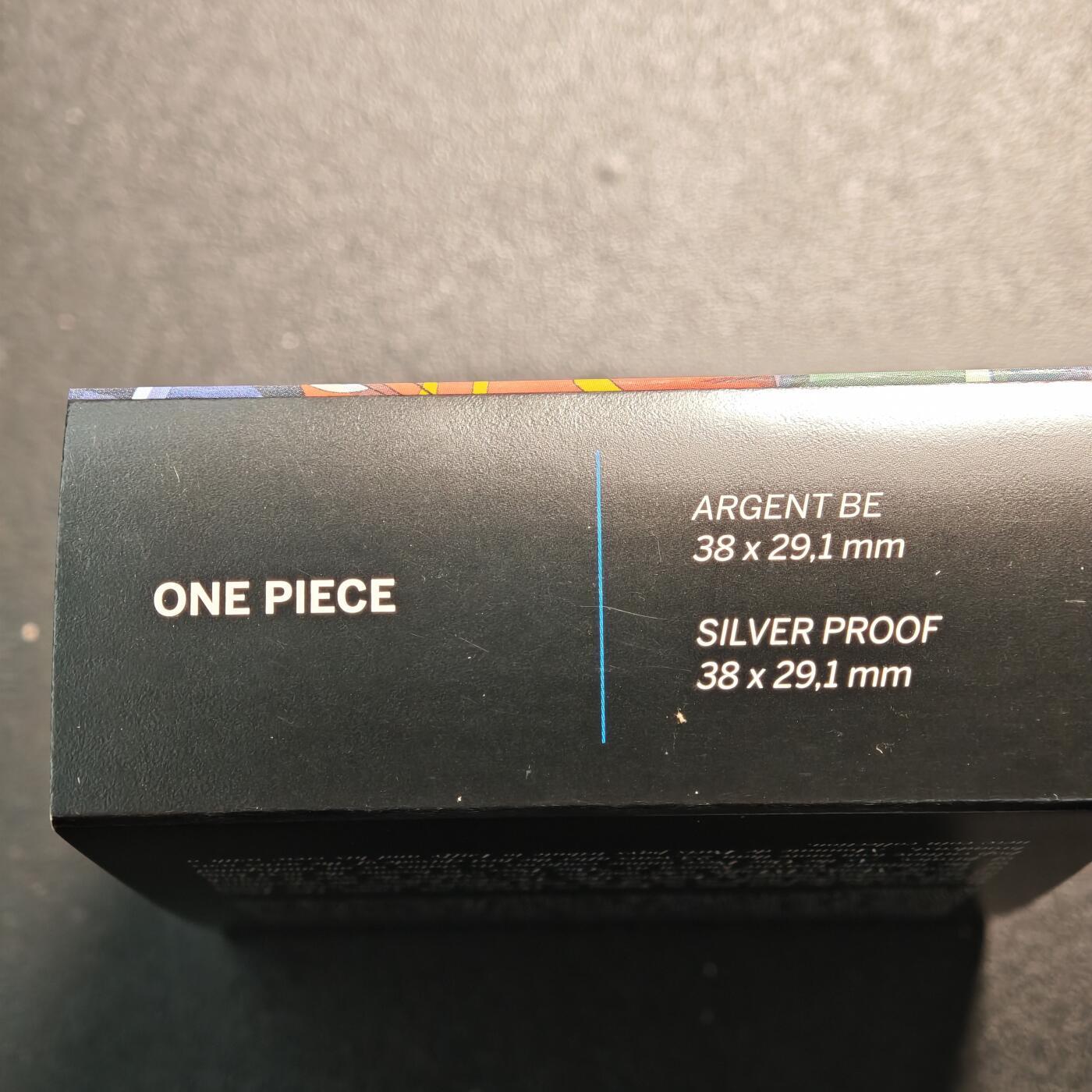 【德藏】世界币章拍卖第162期（拍品征集中~欢迎藏友联系） 2025年 法国青春系列-海贼王10欧元矩形精制纪念银币 原盒 原证书 38mm*29mm 22.2g 999银