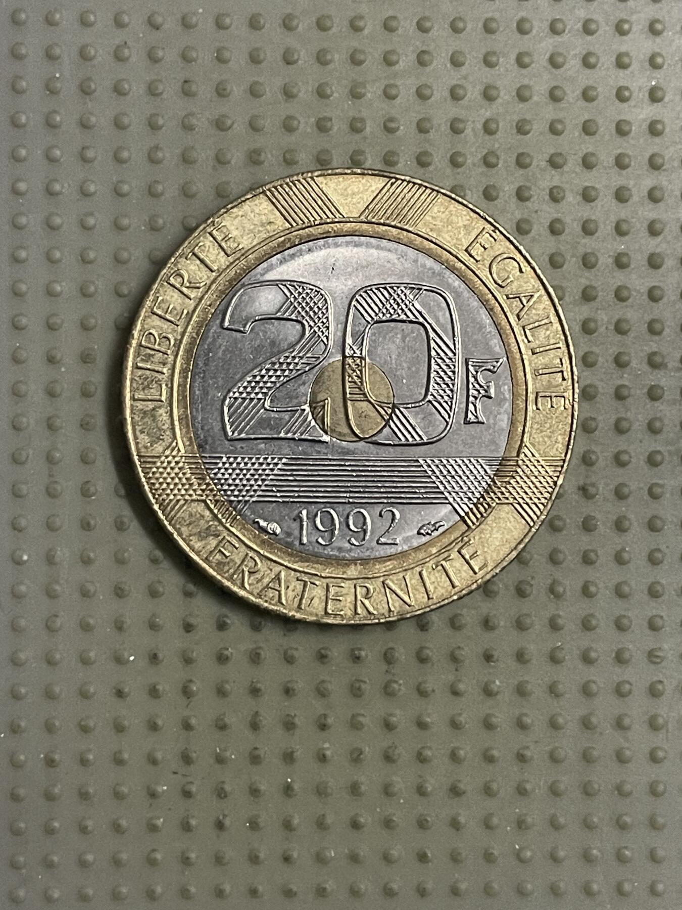 2026年第12场各国散币拍卖（总第162场）16.17两天外出，18号可以发货 法国1992年20法郎