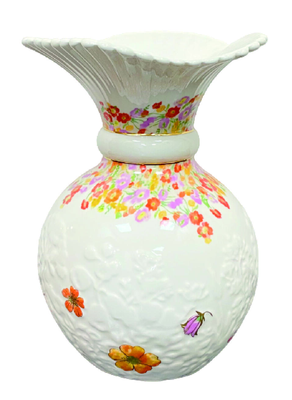 上海拍卖行2025年秋季古董珍玩拍卖会 ANNA PHOEBE(安娜)缤纷蝶舞系列花瓶(H:20cm,全新,原装盒)