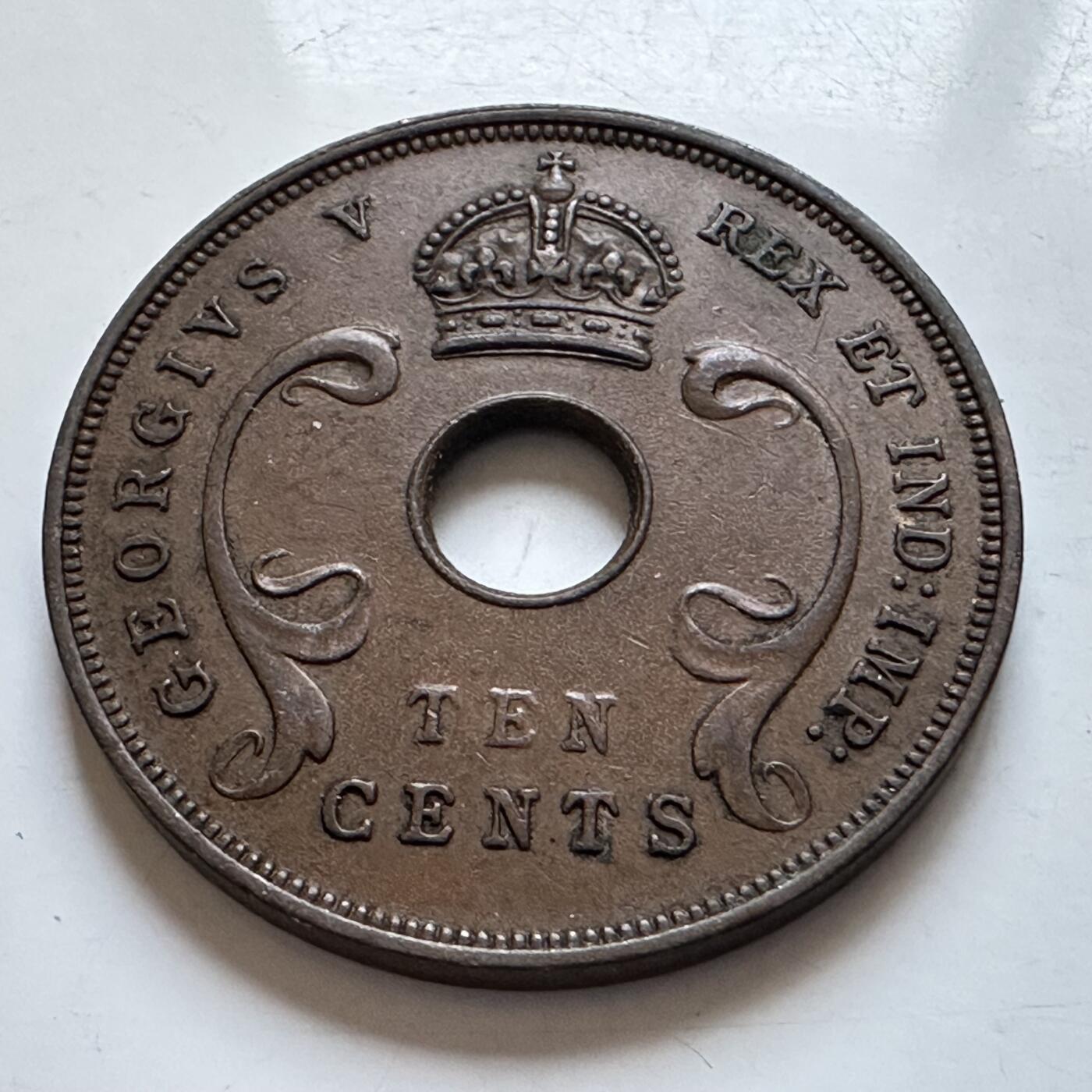 🌹外币初藏🌹🐯2026年第8场  每周二四六晚8️⃣点 接代拍 英属东非1928年10分 b