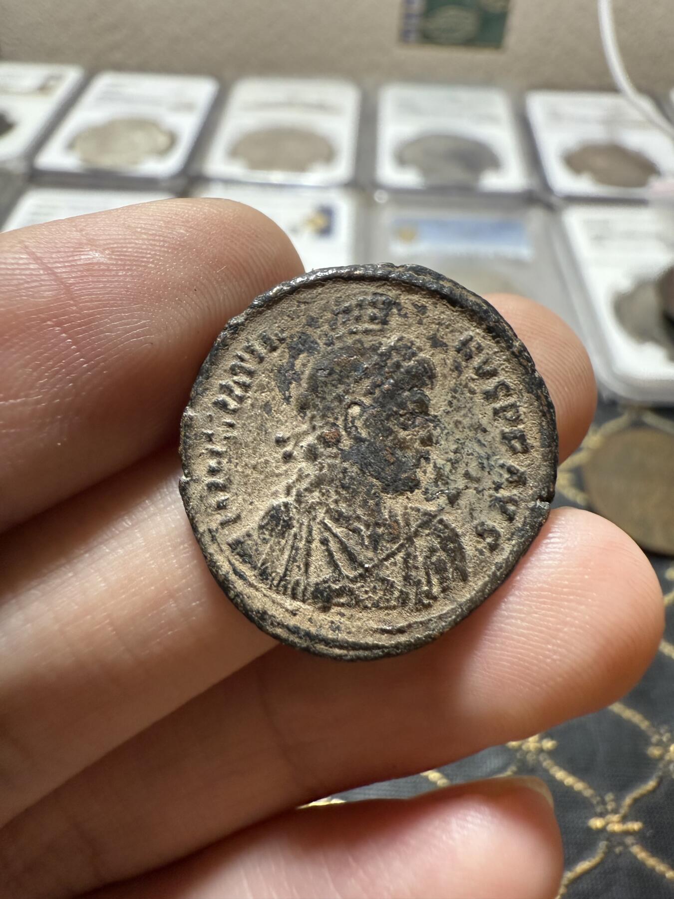 南宋泉阁俄币 外币 国币 专场第二十一期 【送拍无额外佣金】 古罗马 公元306-337年 君士坦丁一世铜币 大个头 少见品种 好品