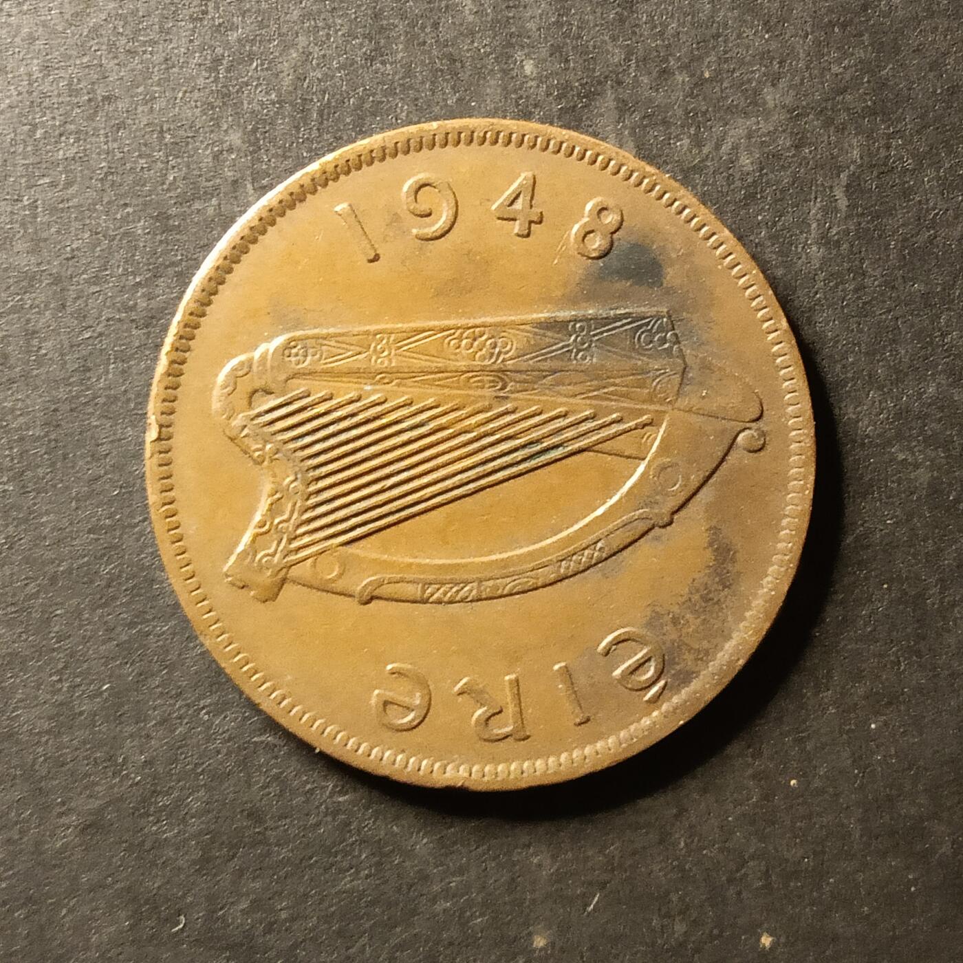 逸泉钱币2026A第世界钱币纪念币专场A第三场A401-701 448 爱尔兰母鸡一便士铜币