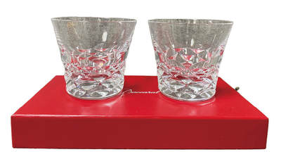 上海拍卖行2025年秋季古董珍玩拍卖会 - 法国Bcaccrart"Ring-Bell"水晶威士忌杯(全新,原装盒)