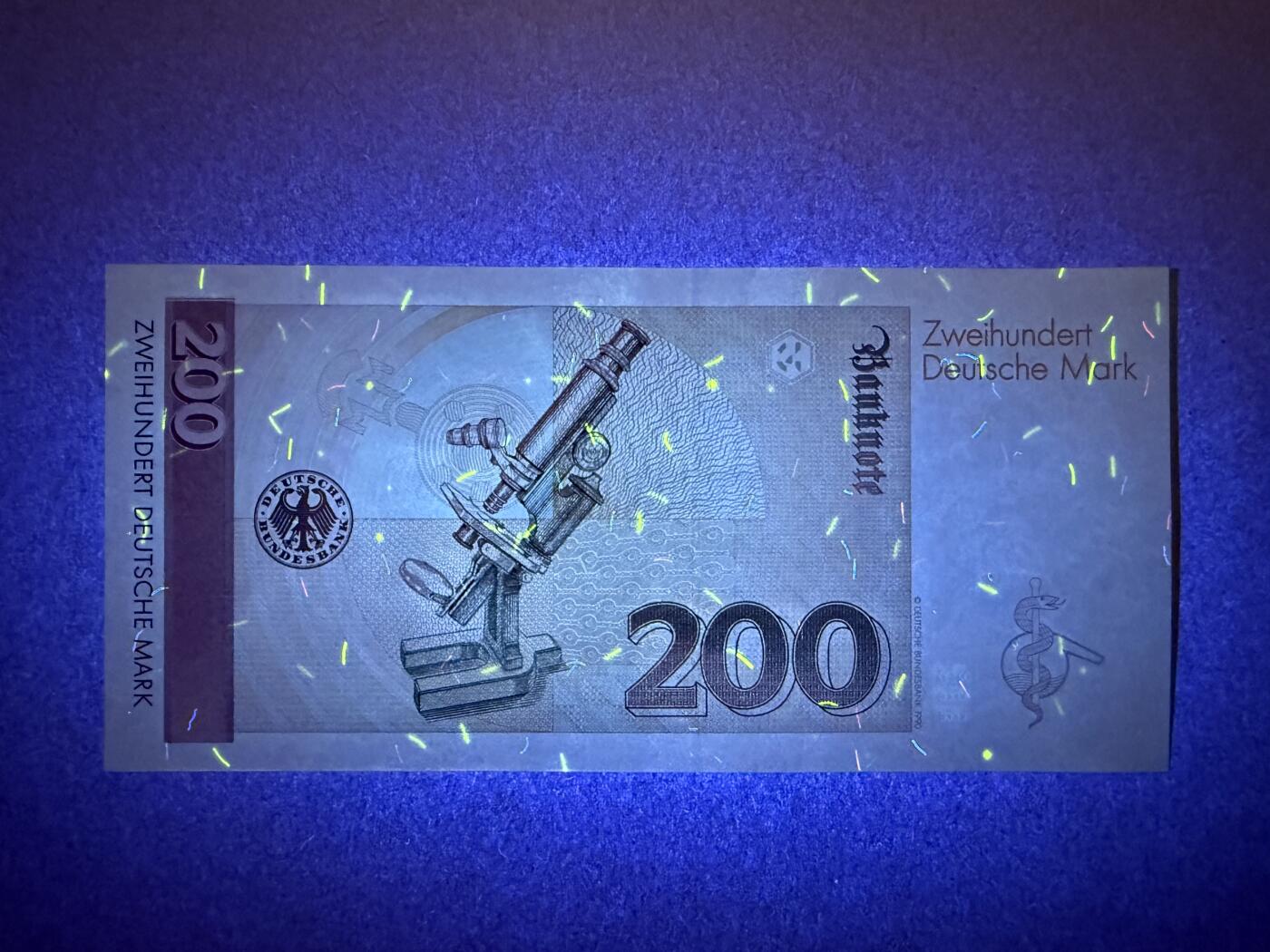 《艾美收藏》第229期-1.18周日外币荟萃 德国200马克 UNC 1989年 德国医学家保罗·埃尔利希 AA冠