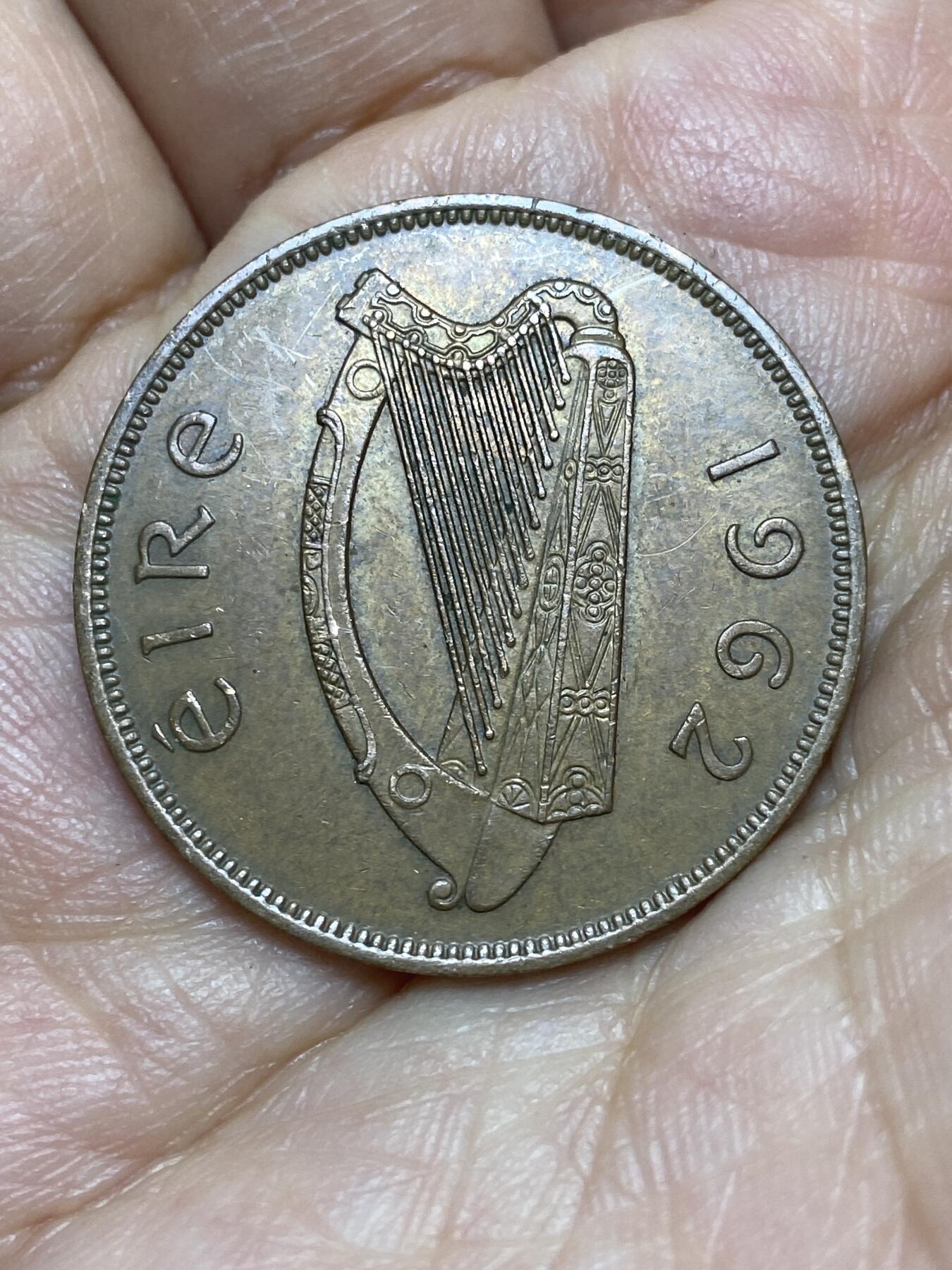 2026年第八场(总第一百七十七场）外国好品散币场(免佣金) 爱尔兰🇮🇪1962年1便士(共和国时期第一套)