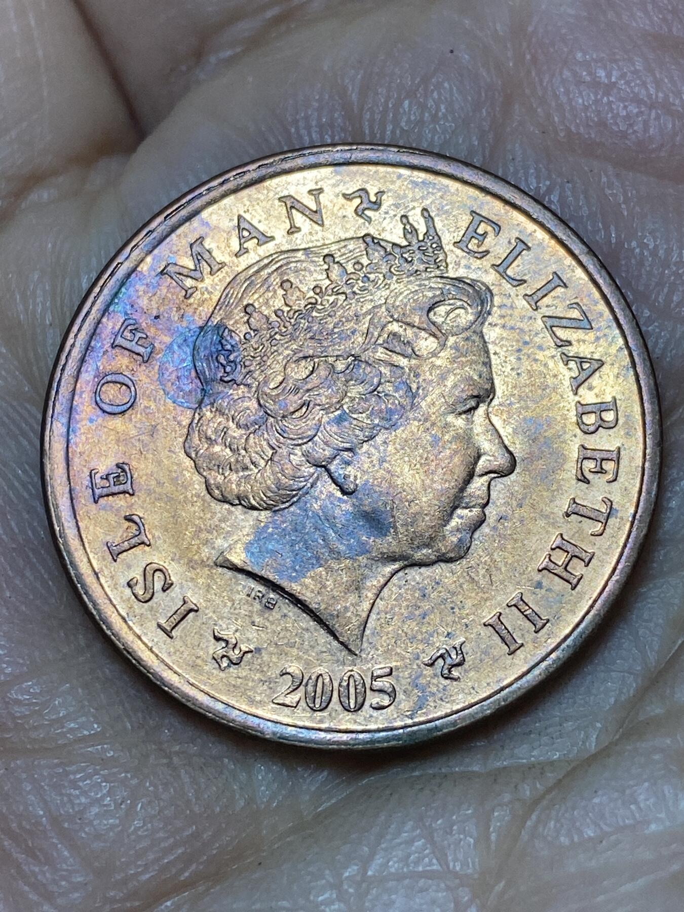 2026年第八场(总第一百七十七场）外国好品散币场(免佣金) 马恩岛2005年2便士(伊丽莎白二世老年)