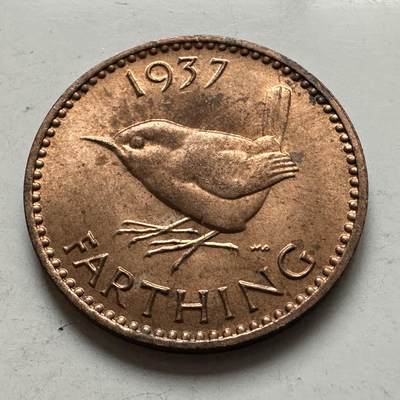 🌹外币初藏🌹🐯2026年第8场  每周二四六晚8️⃣点 接代拍 - 英国1937年一法新 原光 登基首年