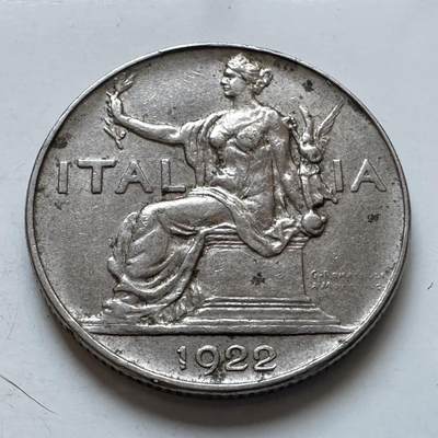 🌹外币初藏🌹🐯2026年第8场  每周二四六晚8️⃣点 接代拍 - 意大利1922年一里拉 a