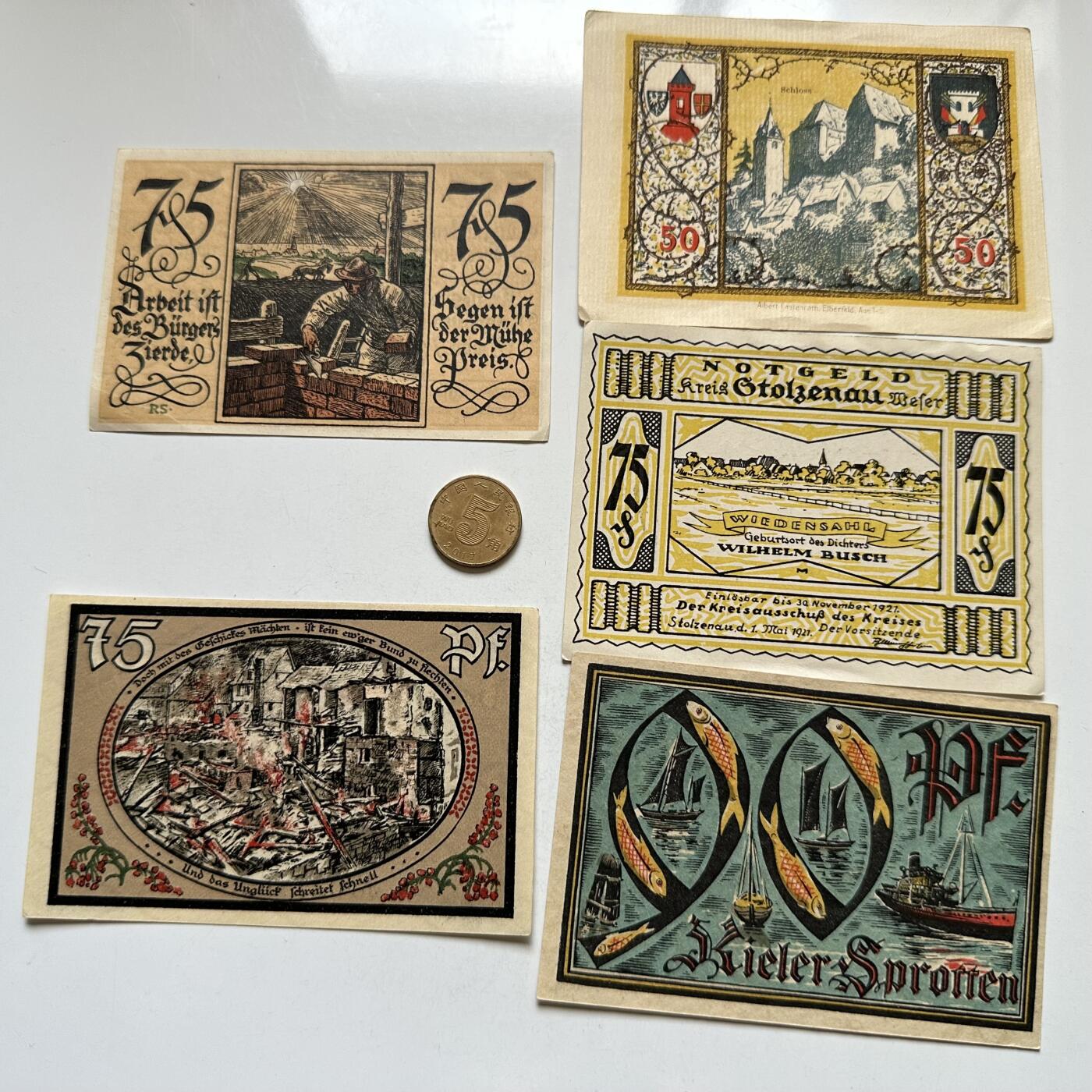 🌹外币初藏🌹🐯2026年第8场  每周二四六晚8️⃣点 接代拍 德国一战时期紧急币—10