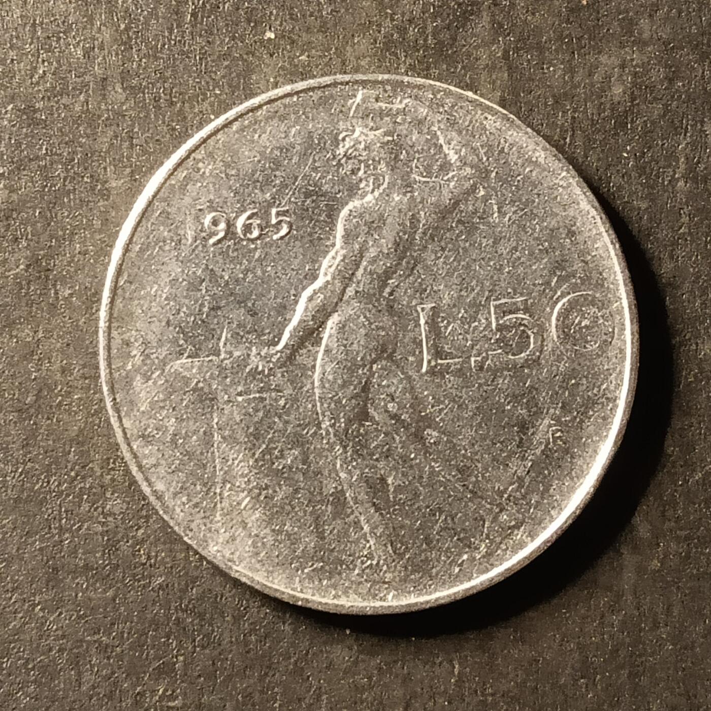 逸泉钱币2026A世界散币纸币纪念币专场A第一场 342 意大利50锻冶男神