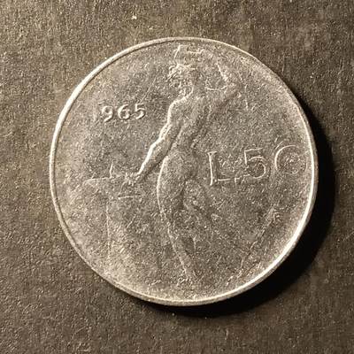 逸泉钱币2026A世界散币纸币纪念币专场A第一场 - 342 意大利50锻冶男神