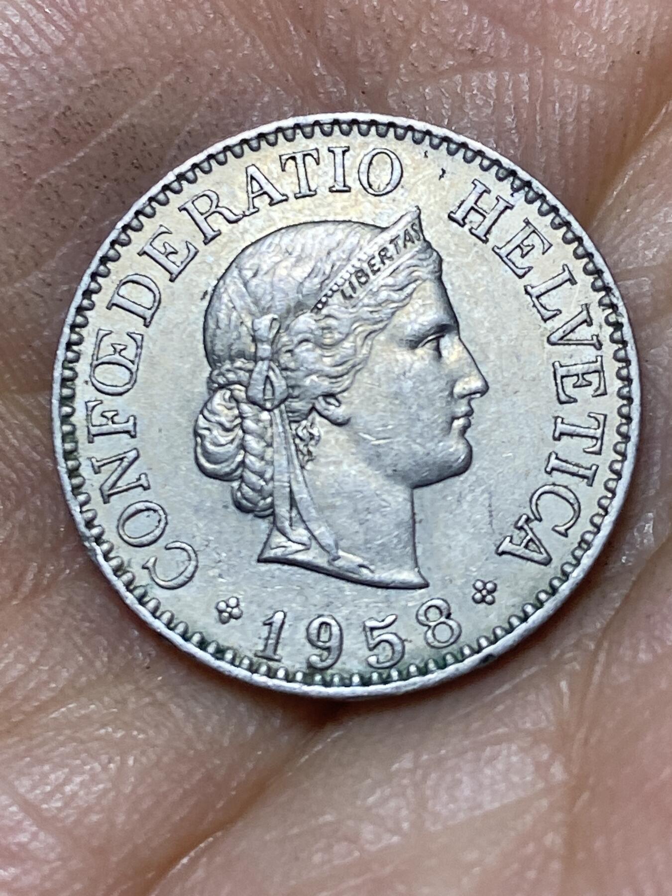 2026年第八场(总第一百七十七场）外国好品散币场(免佣金) 瑞士🇨🇭1985年10拉彭(第二版，无标版)