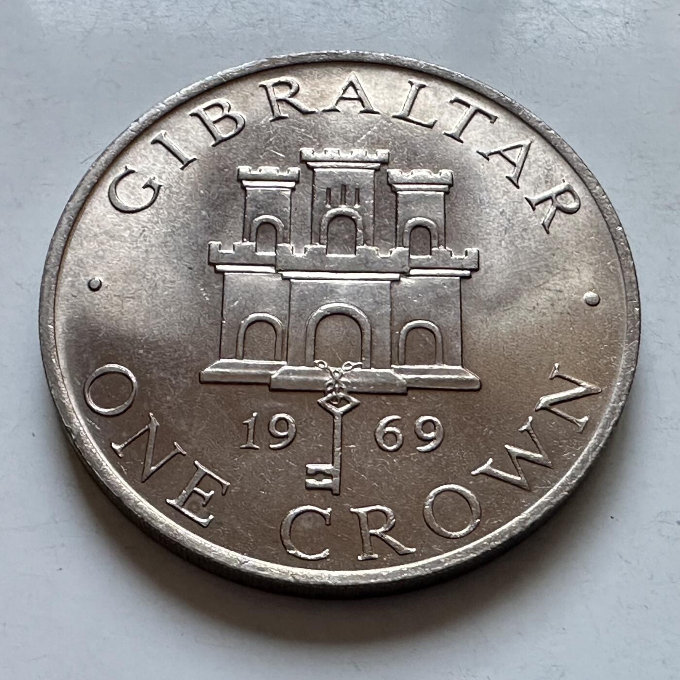 🌹外币初藏🌹🐯2026年第8场  每周二四六晚8️⃣点 接代拍 直布罗陀1969年一克朗