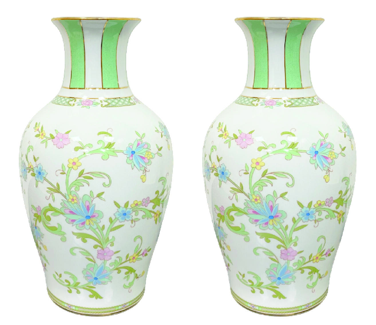 上海拍卖行2025年秋季古董珍玩拍卖会 日本NORITAKE(则武)Yoshino Sakura大花瓶(H:37cm,全新,原装盒)