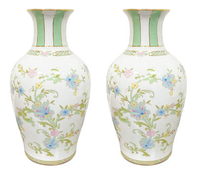 上海拍卖行2025年秋季古董珍玩拍卖会 - 日本NORITAKE(则武)Yoshino Sakura大花瓶(H:37cm,全新,原装盒)