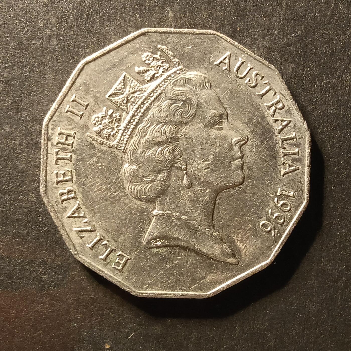 逸泉钱币2026A世界散币纸币纪念币专场A第一场 397 澳大利亚50分女王袋鼠鸵鸟