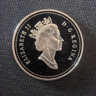 道一币馆币章第一百六十三场 - 加拿大1993年斯坦利杯100周年纪念1元精制银币  25.17g 925s