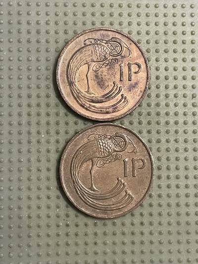 2026年第12场各国散币拍卖（总第162场）16.17两天外出，18号可以发货 - 爱尔兰1便士2枚