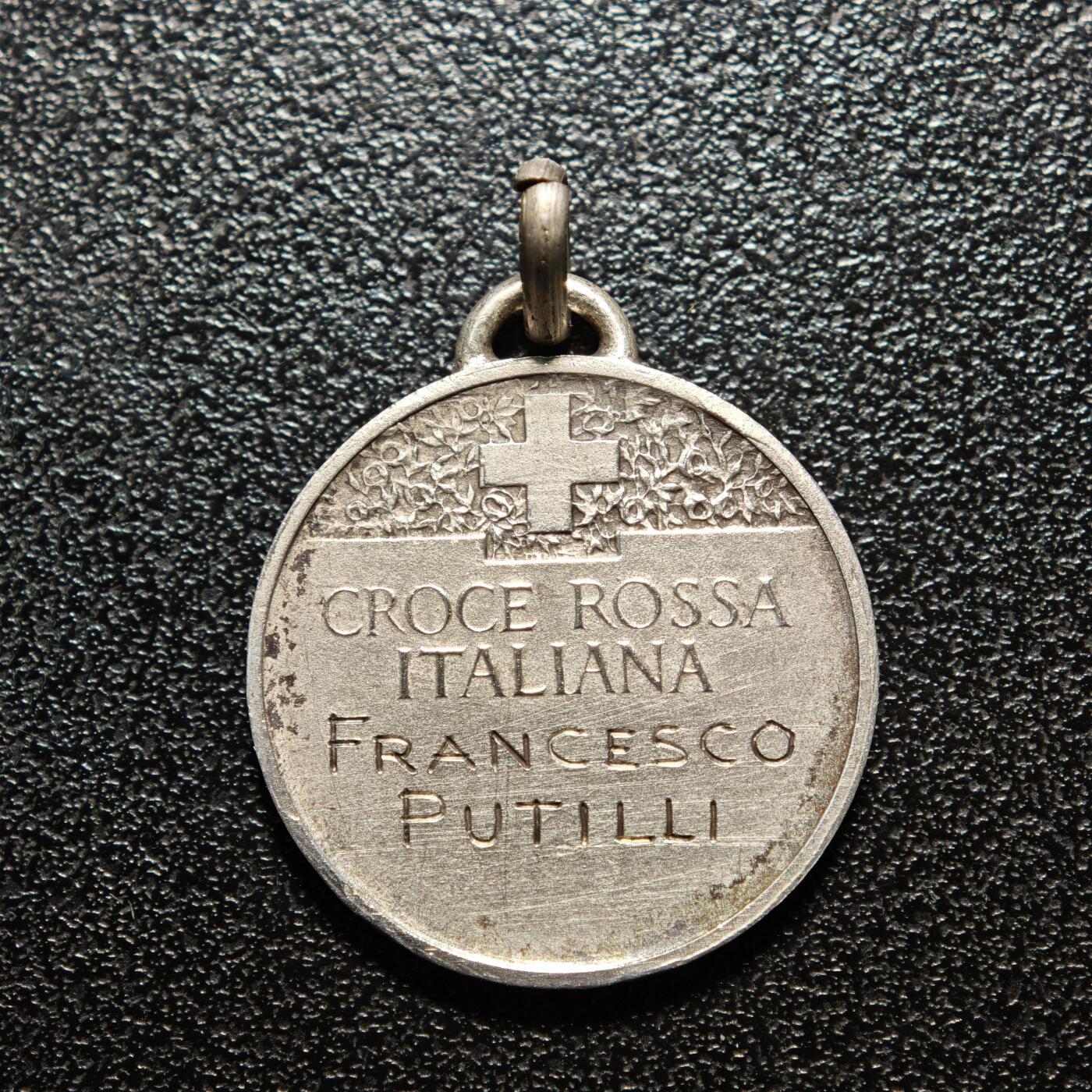 【德藏】世界币章拍卖第162期（拍品征集中~欢迎藏友联系） 20世纪 意大利红十字会服务纪念银章 直径约：22.3mm；重约：5.9g