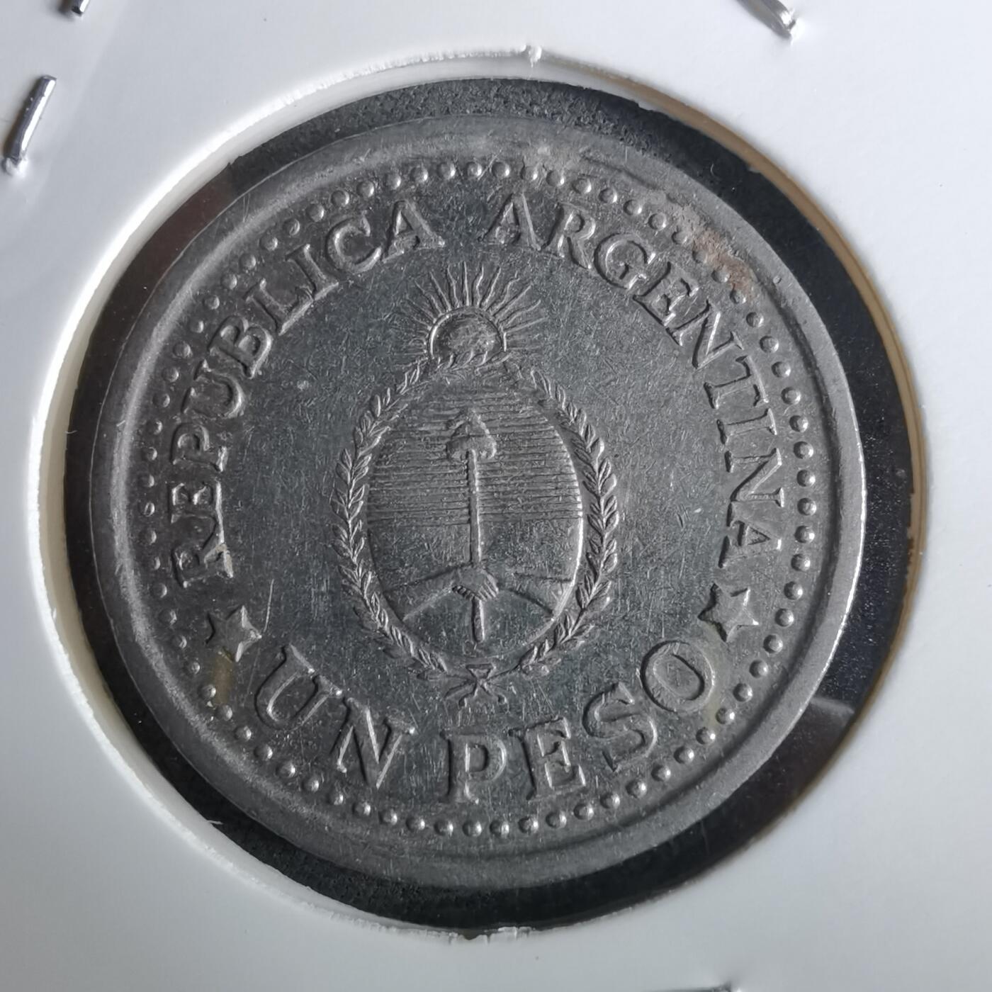 沼泽如烟--第961场 阿根廷1960年1比索纪念币