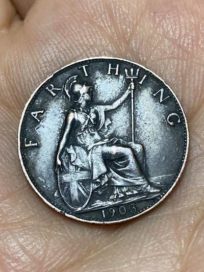 2026年第八场(总第一百七十七场）外国好品散币场(免佣金) - 英国🇬🇧1903年1法新(爱德华七世时期)