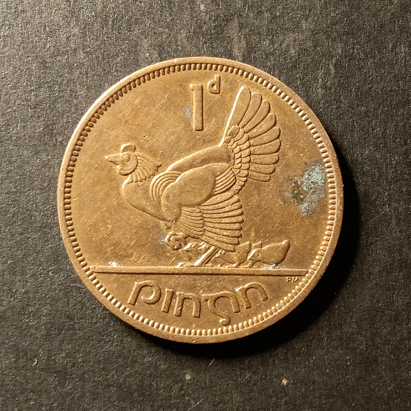 逸泉钱币2026A第世界钱币纪念币专场A第三场A401-701 445 爱尔兰母鸡一便士铜币