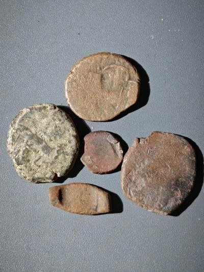 107期新疆红钱粟特钱币丝路钱币专场 - B4丝路铜币一组