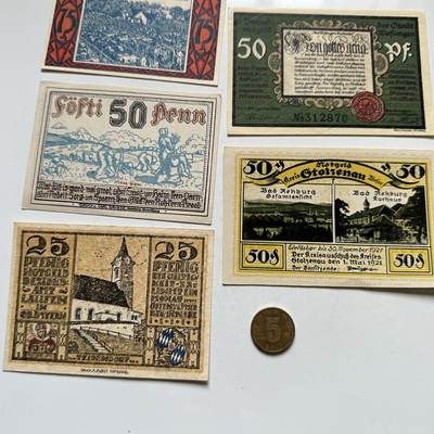 🌹外币初藏🌹🐯2026年第8场  每周二四六晚8️⃣点 接代拍 - 德国一战时期紧急币—17