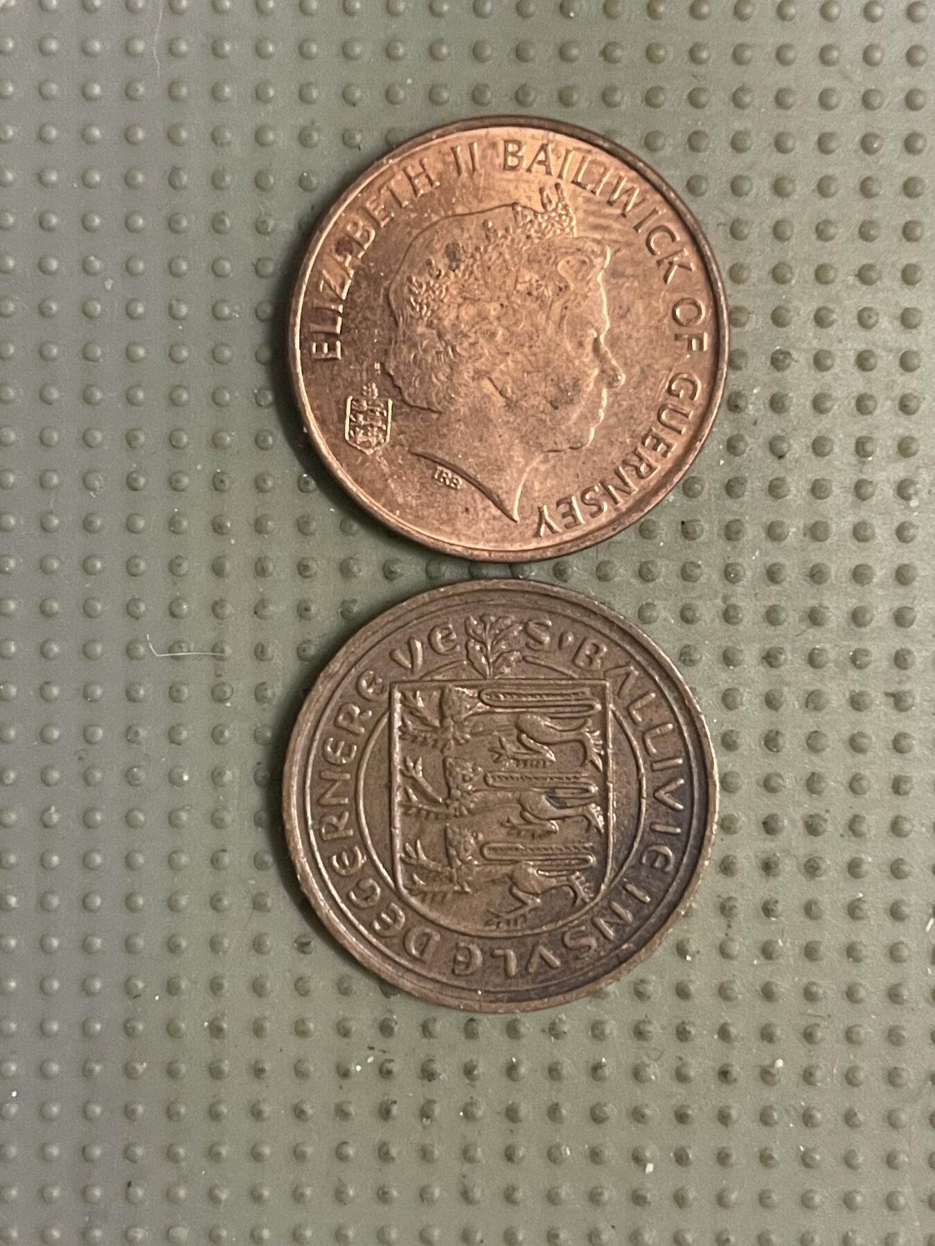 2026年第12场各国散币拍卖（总第162场）16.17两天外出，18号可以发货 根西岛1便士2枚