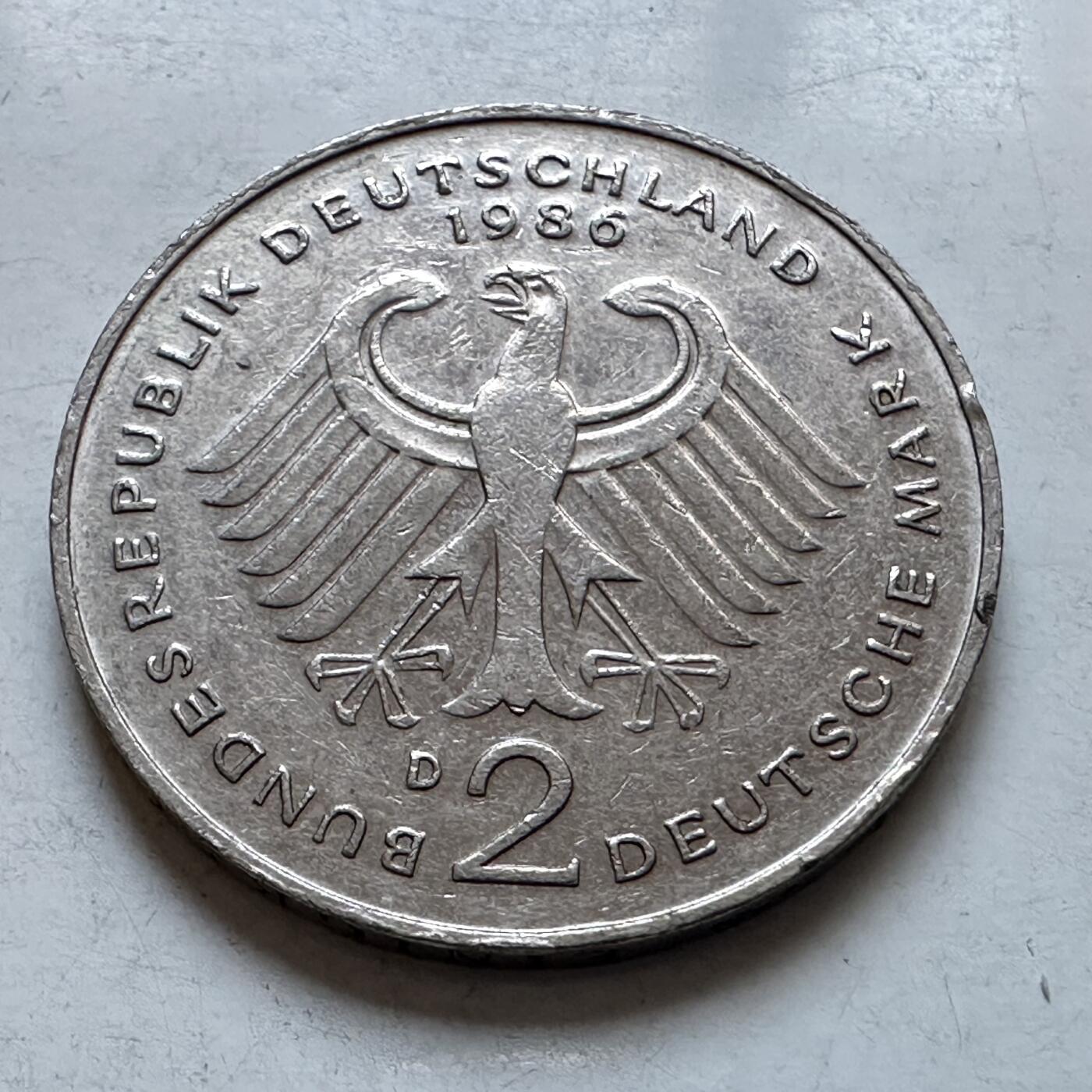 🌹外币初藏🌹🐯2026年第8场  每周二四六晚8️⃣点 接代拍 德国1986年2马克