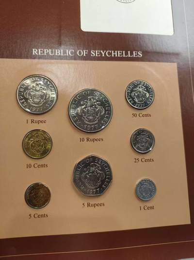 G&W世界散币，银币处理专场（第43场） - 富兰克林-塞舌尔8枚套