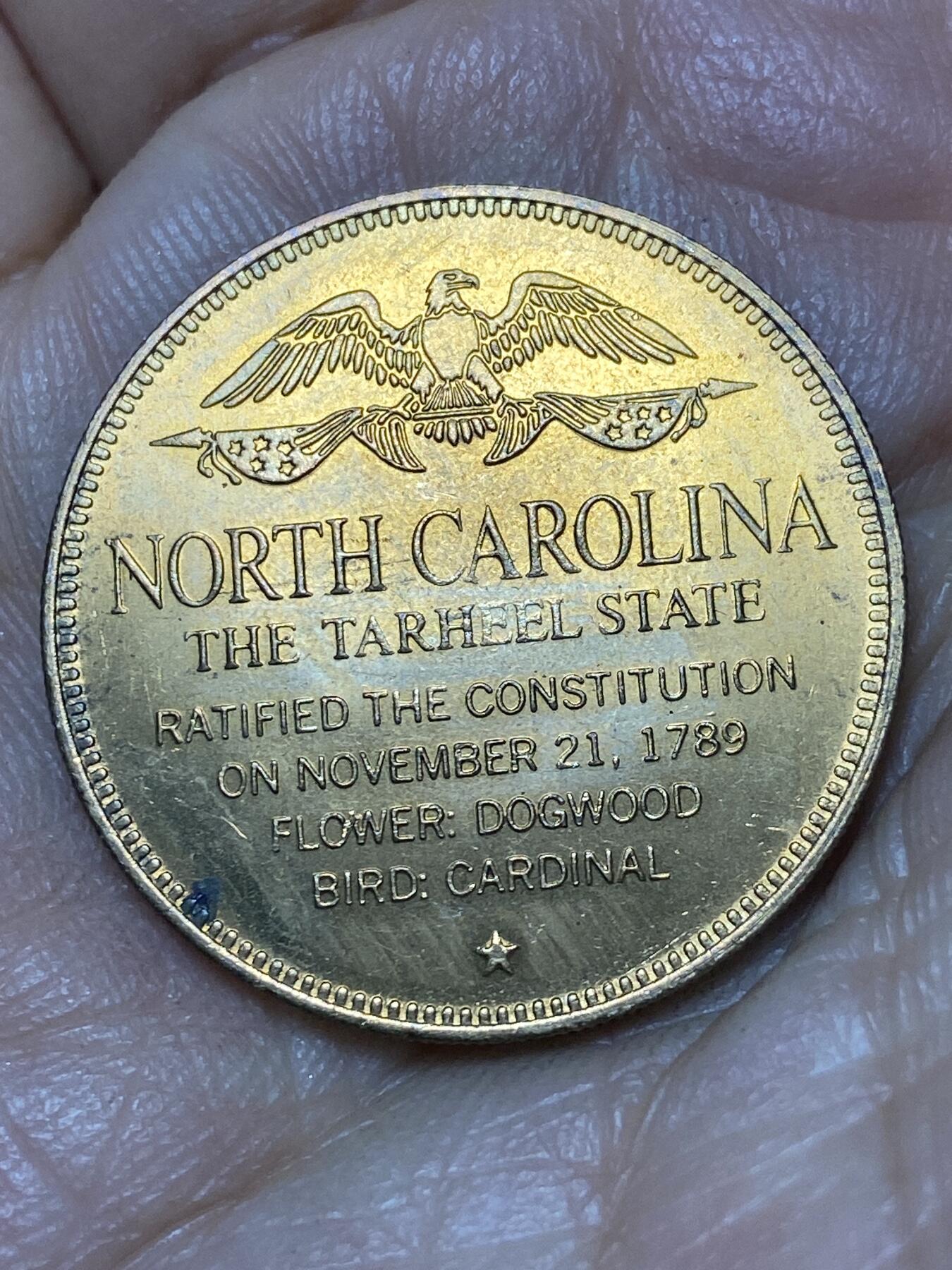 2026年第八场(总第一百七十七场）外国好品散币场(免佣金) 美国🇺🇸北卡莱罗纳州纪念章